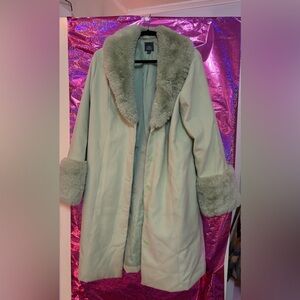 Wild Fable Green Teddy Jacket